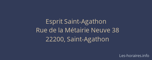 Esprit Saint-Agathon