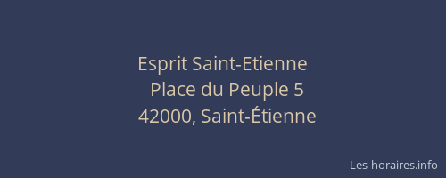 Esprit Saint-Etienne