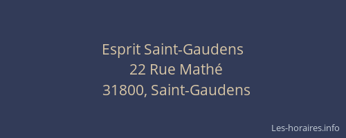 Esprit Saint-Gaudens