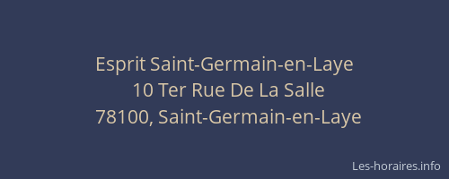 Esprit Saint-Germain-en-Laye