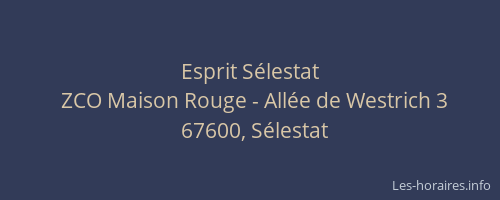 Esprit Sélestat