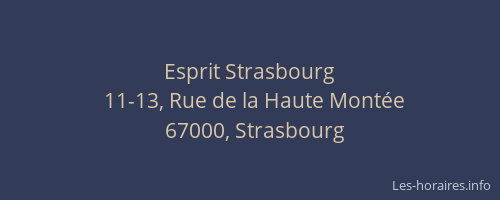 Esprit Strasbourg