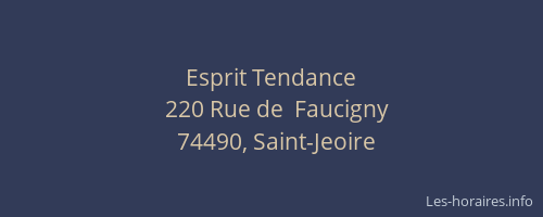 Esprit Tendance
