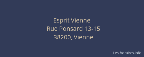 Esprit Vienne