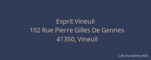 Esprit Vineuil