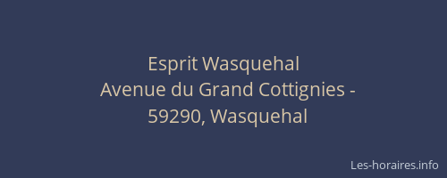 Esprit Wasquehal