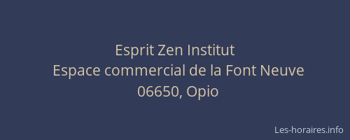 Esprit Zen Institut