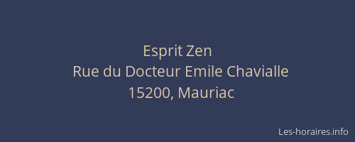 Esprit Zen