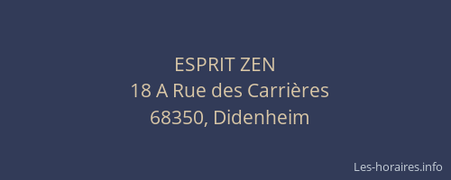 ESPRIT ZEN