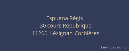Espugna R&eacute;gis