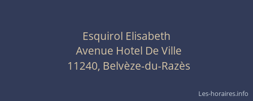 Esquirol Elisabeth