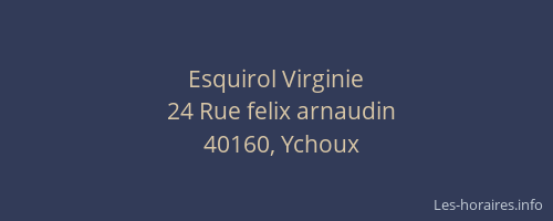 Esquirol Virginie