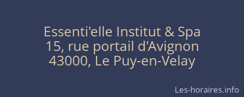 Essenti'elle Institut & Spa