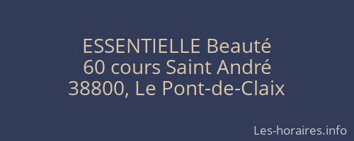 ESSENTIELLE Beauté