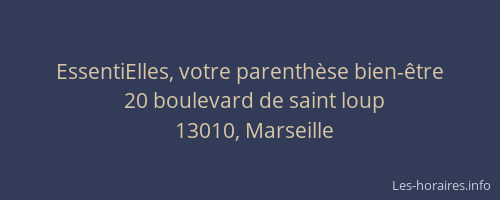 EssentiElles, votre parenthèse bien-être