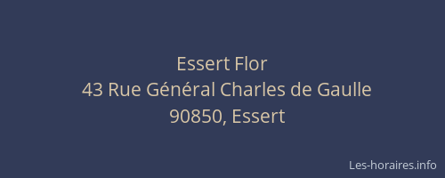 Essert Flor
