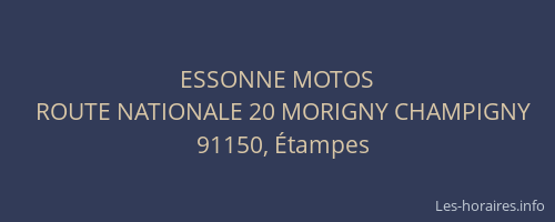 ESSONNE MOTOS