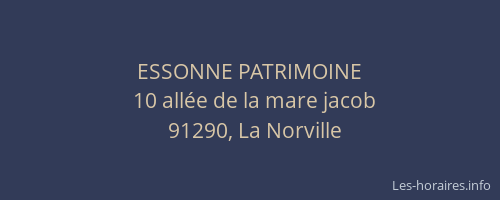 ESSONNE PATRIMOINE