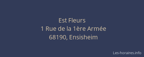 Est Fleurs