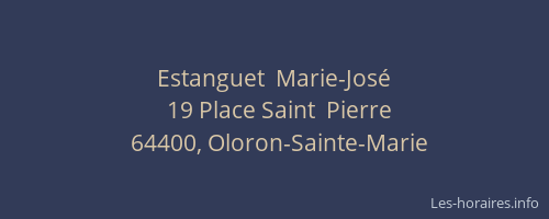 Estanguet  Marie-Jos&eacute;