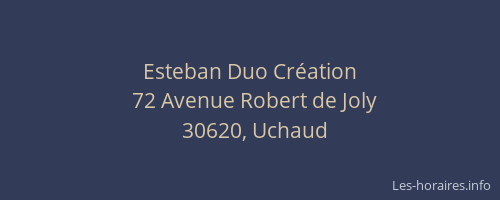 Esteban Duo Cr&eacute;ation