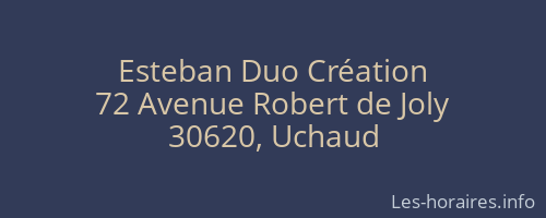 Esteban Duo Création
