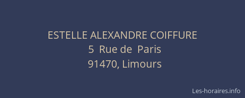 ESTELLE ALEXANDRE COIFFURE