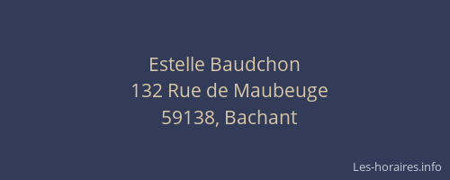 Estelle Baudchon
