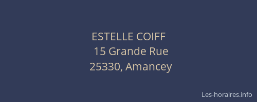 ESTELLE COIFF