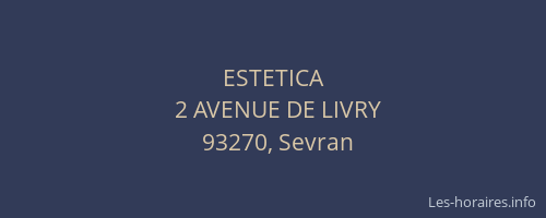 ESTETICA