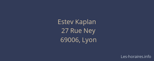 Estev Kaplan