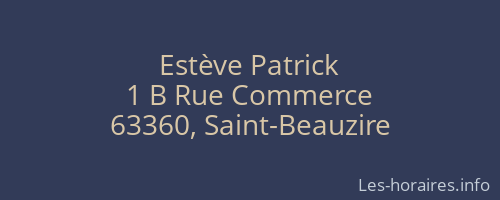 Estève Patrick