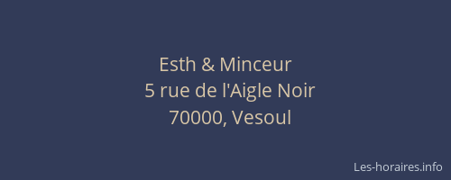 Esth & Minceur
