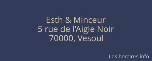 Esth & Minceur