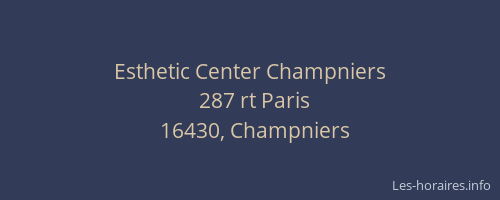 Esthetic Center Champniers