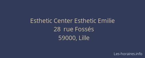 Esthetic Center Esthetic Emilie