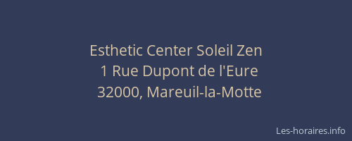 Esthetic Center Soleil Zen