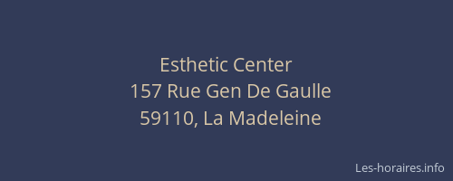 Esthetic Center