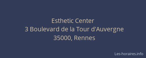 Esthetic Center