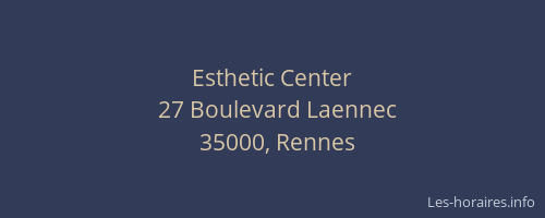 Esthetic Center