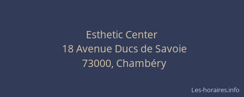 Esthetic Center