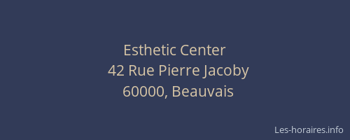 Esthetic Center