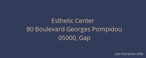 Esthetic Center