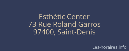 Esthétic Center