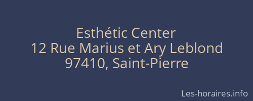 Esthétic Center