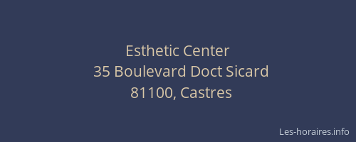 Esthetic Center