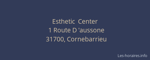 Esthetic  Center