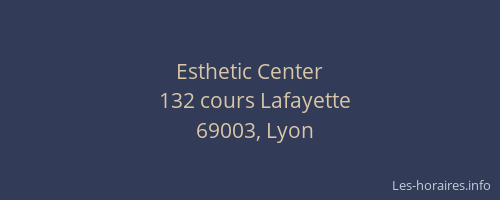 Esthetic Center