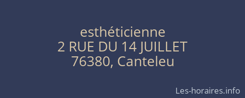 esthéticienne