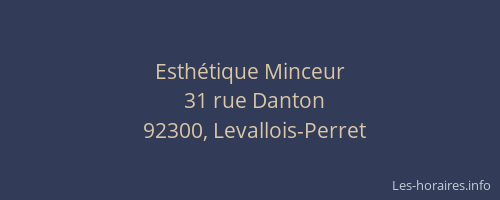 Esthétique Minceur